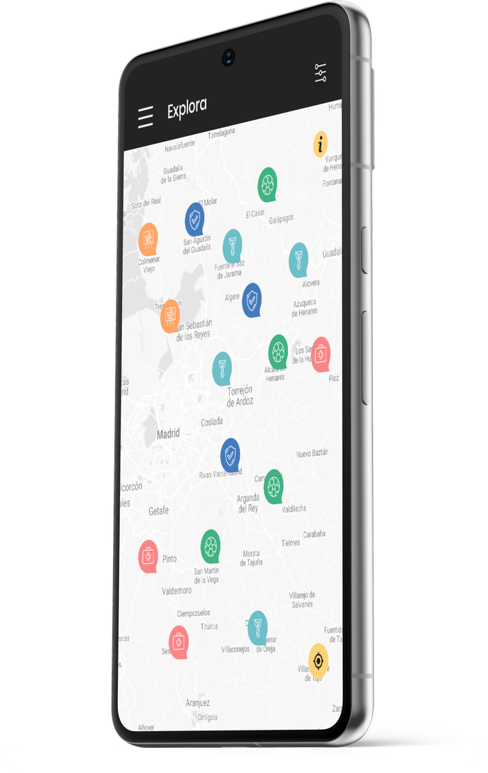 Encuentra jugadores y entrenadores cerca de ti con el mapa de MakeClub